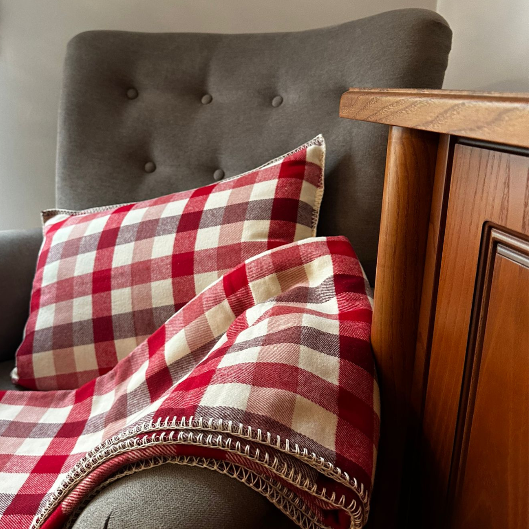 Red Tartan Plaid Blanket