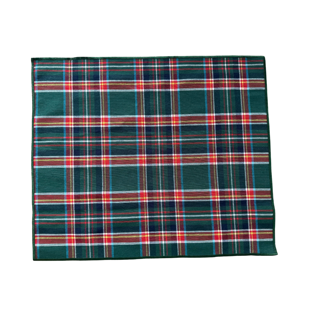 Green and Blue Tartan Placemat