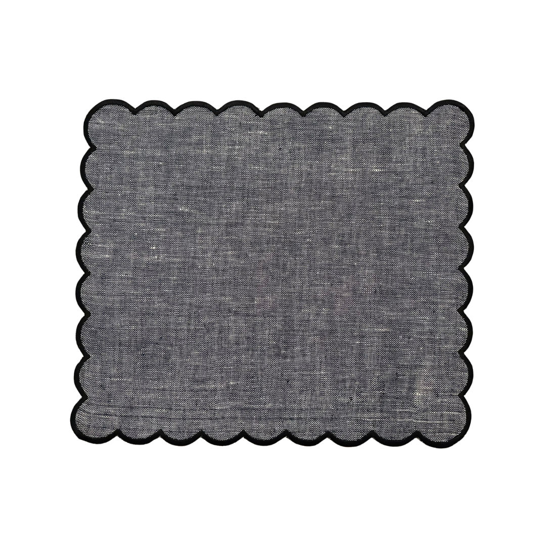 Round Individual with Overlock, Gray