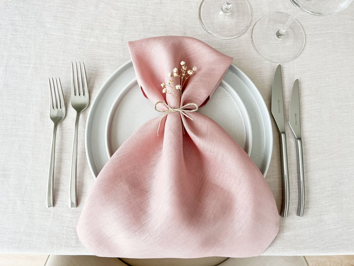 Pink Linen Napkin
