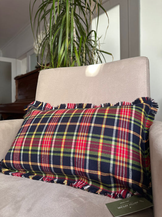 Couverture Tartan Rouge