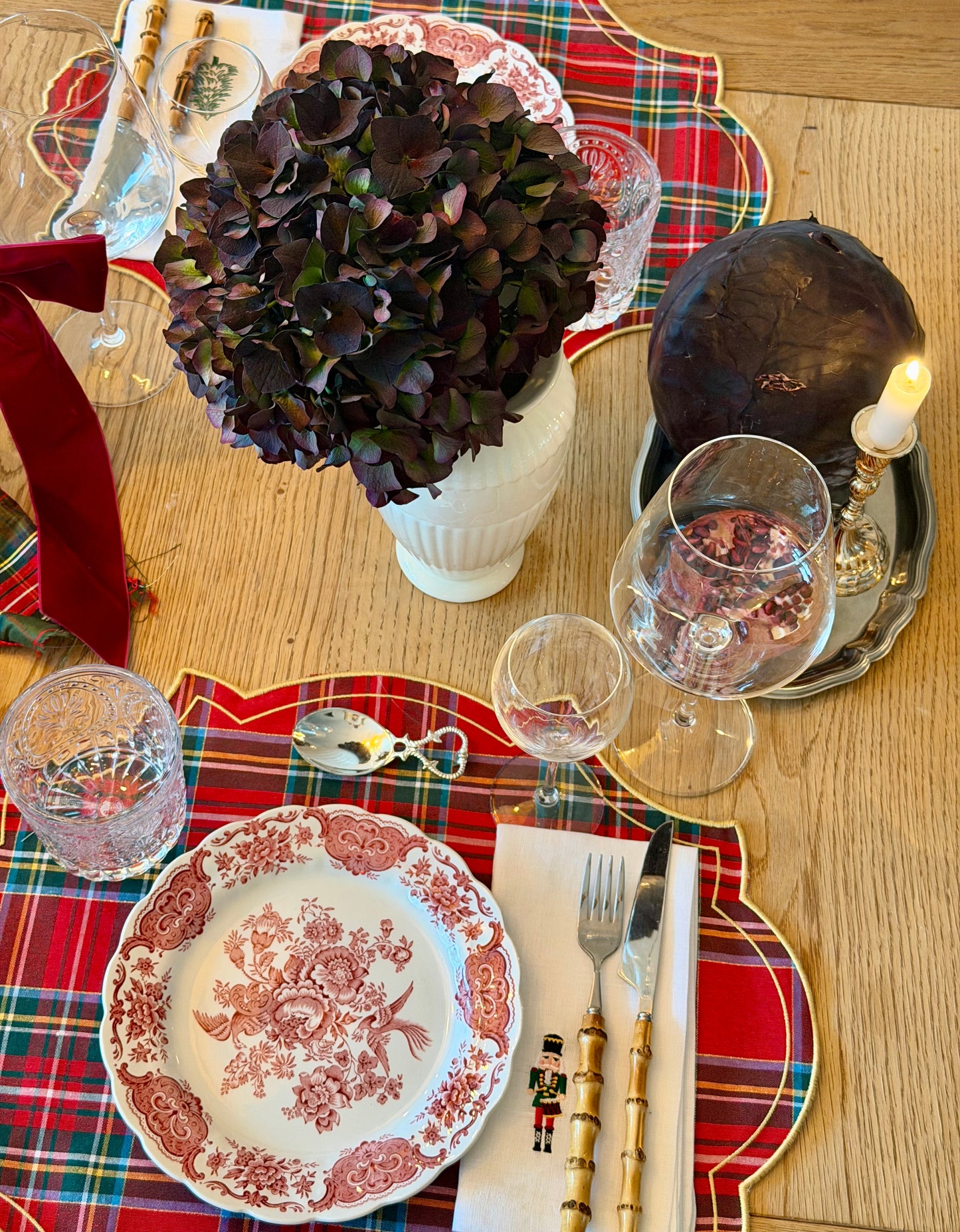 Embroidered Linen Napkin, Toy Soldiers