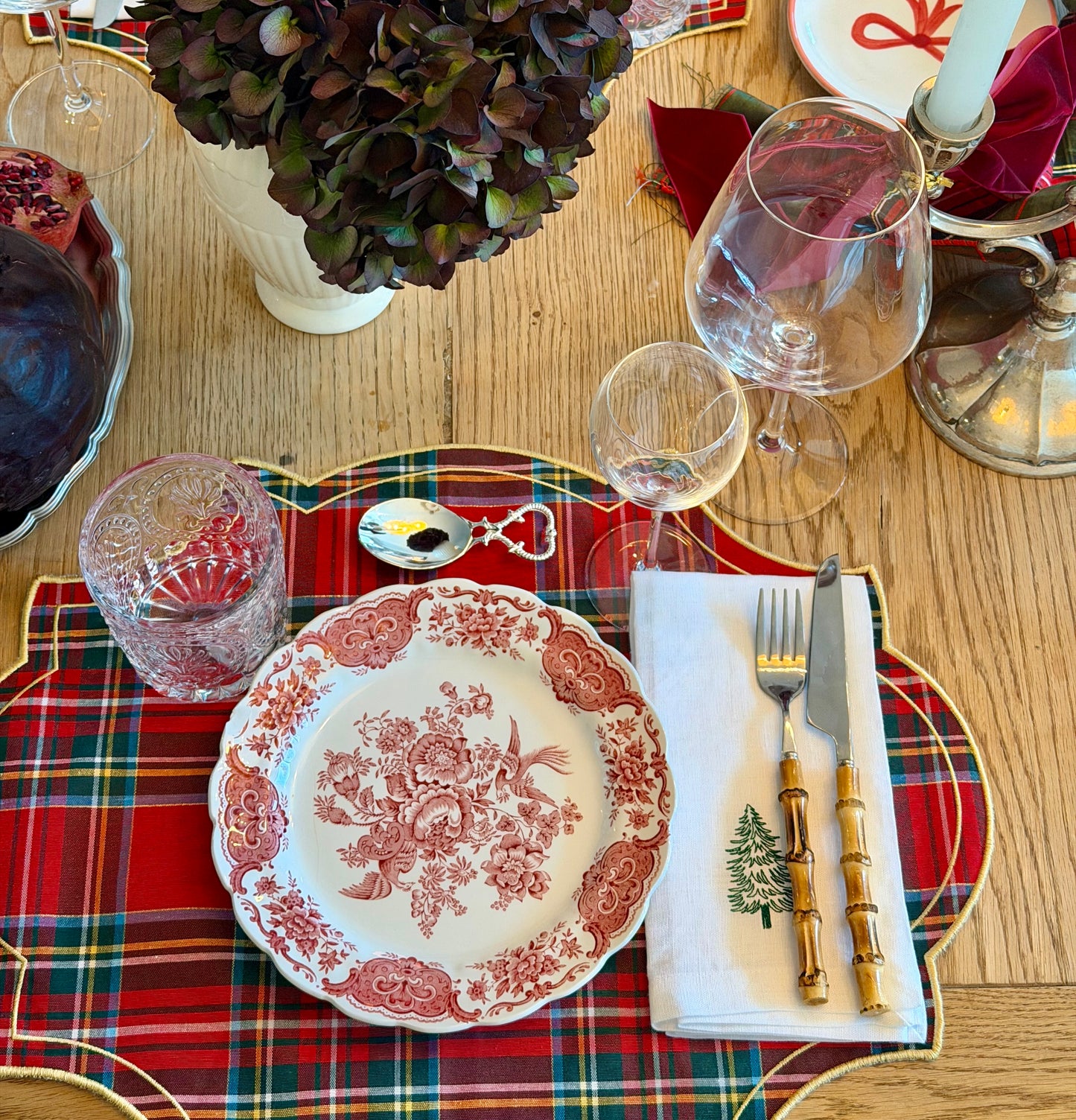 Linen Napkin, Pine Tree