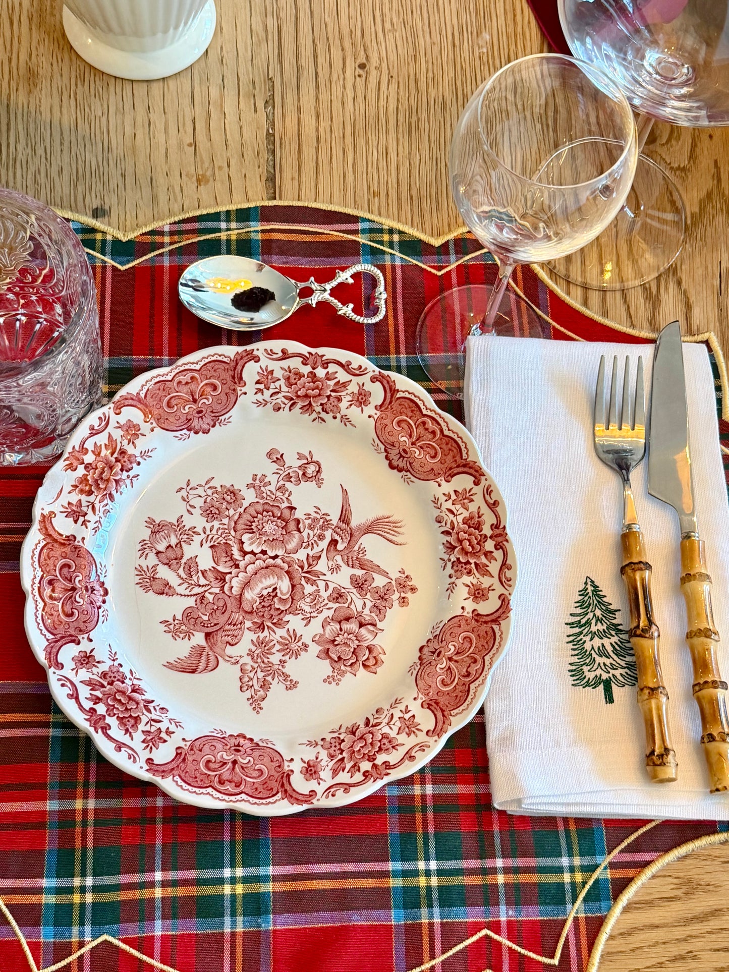 Linen Napkin, Pine Tree