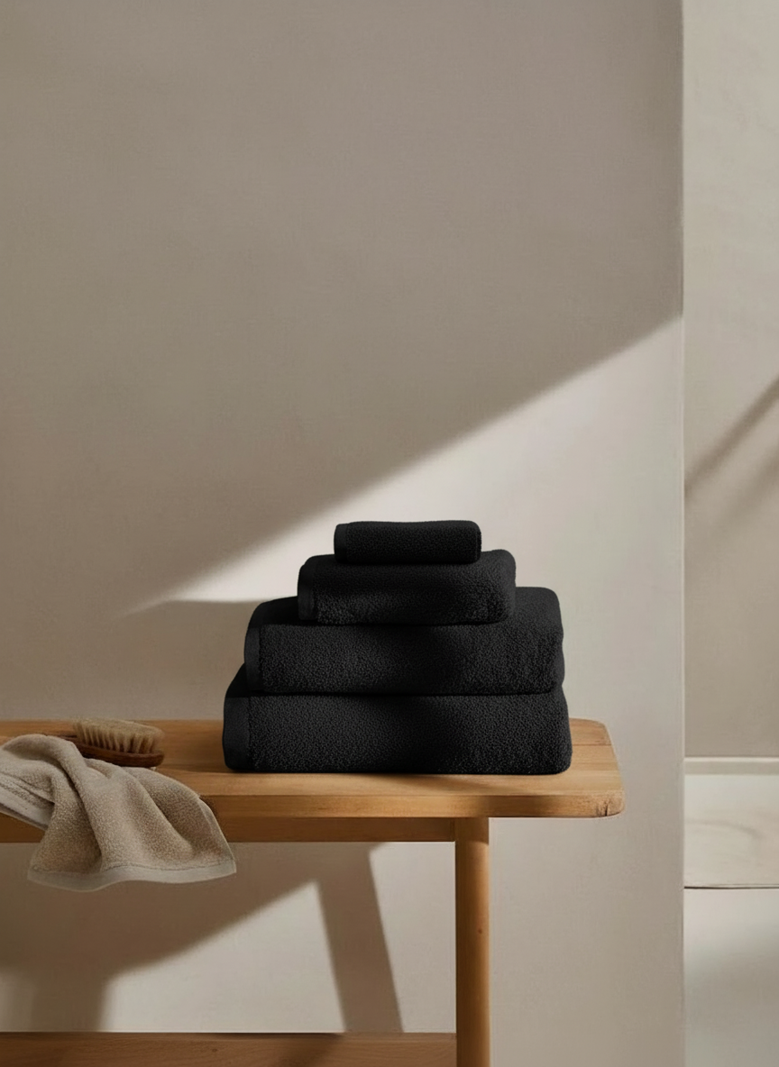 Toalha de Banho 500gr Preto