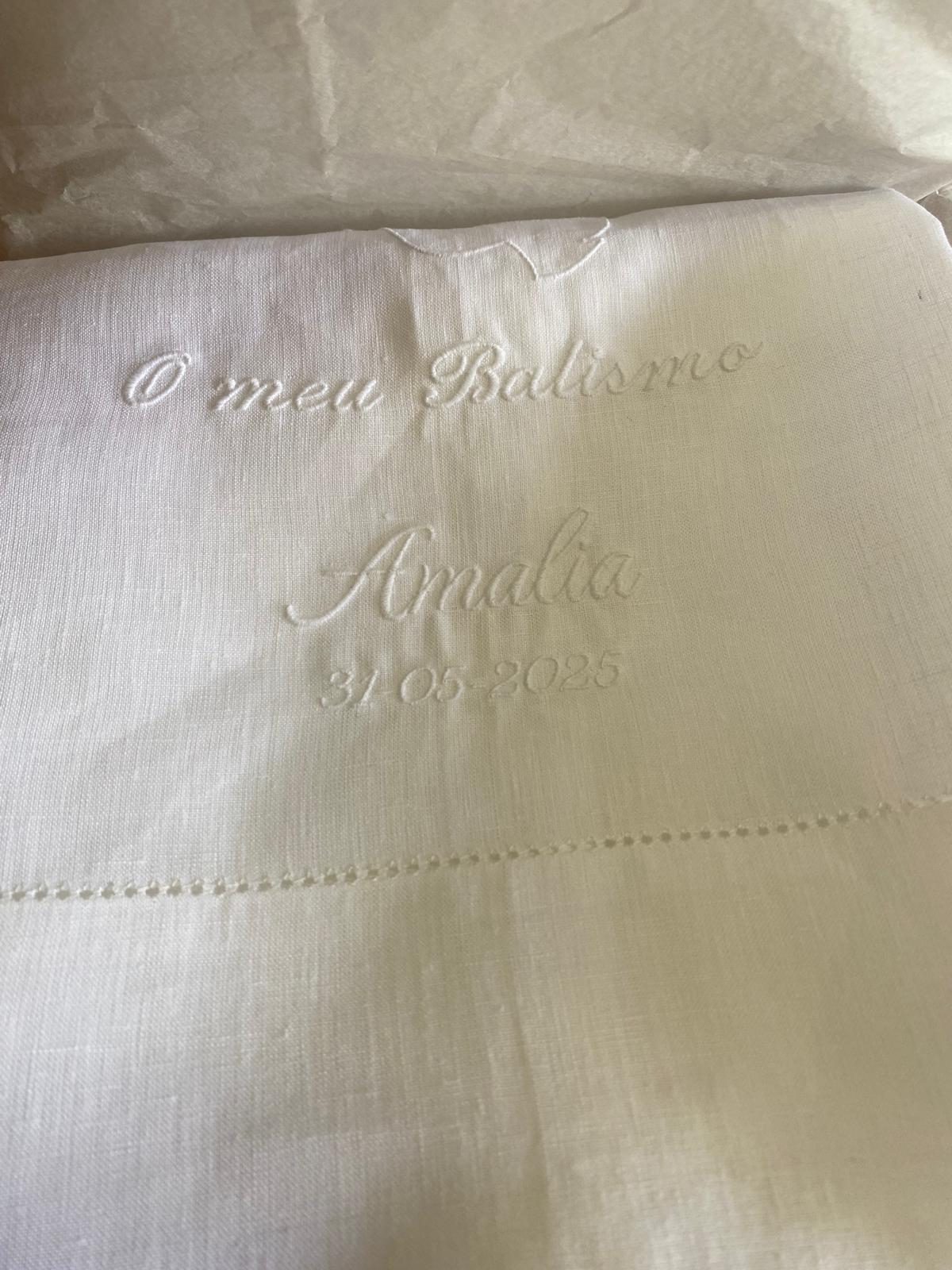 Toalha de Batismo Personalizada