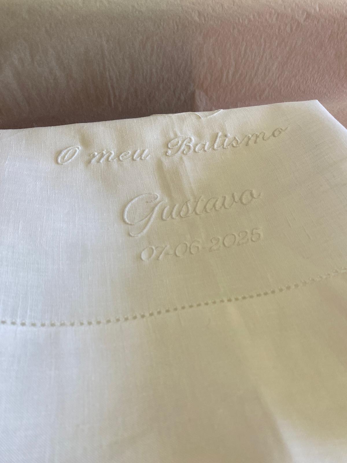 Toalha de Batismo Personalizada