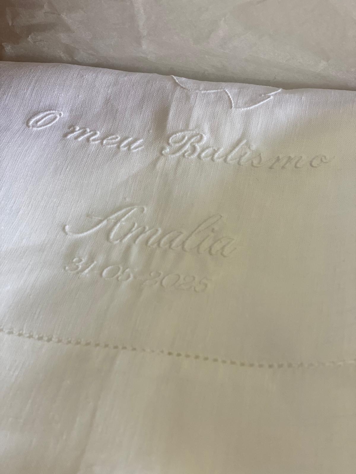 Toalha de Batismo Personalizada