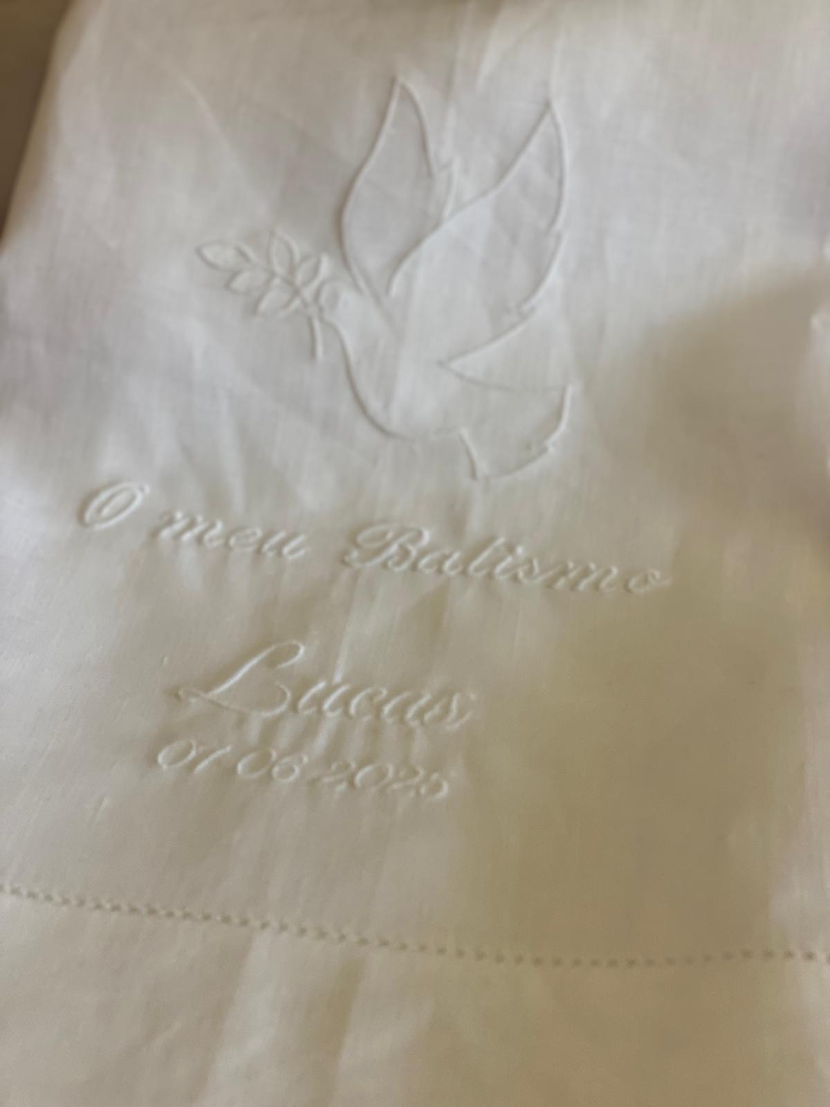 Toalha de Batismo Personalizada