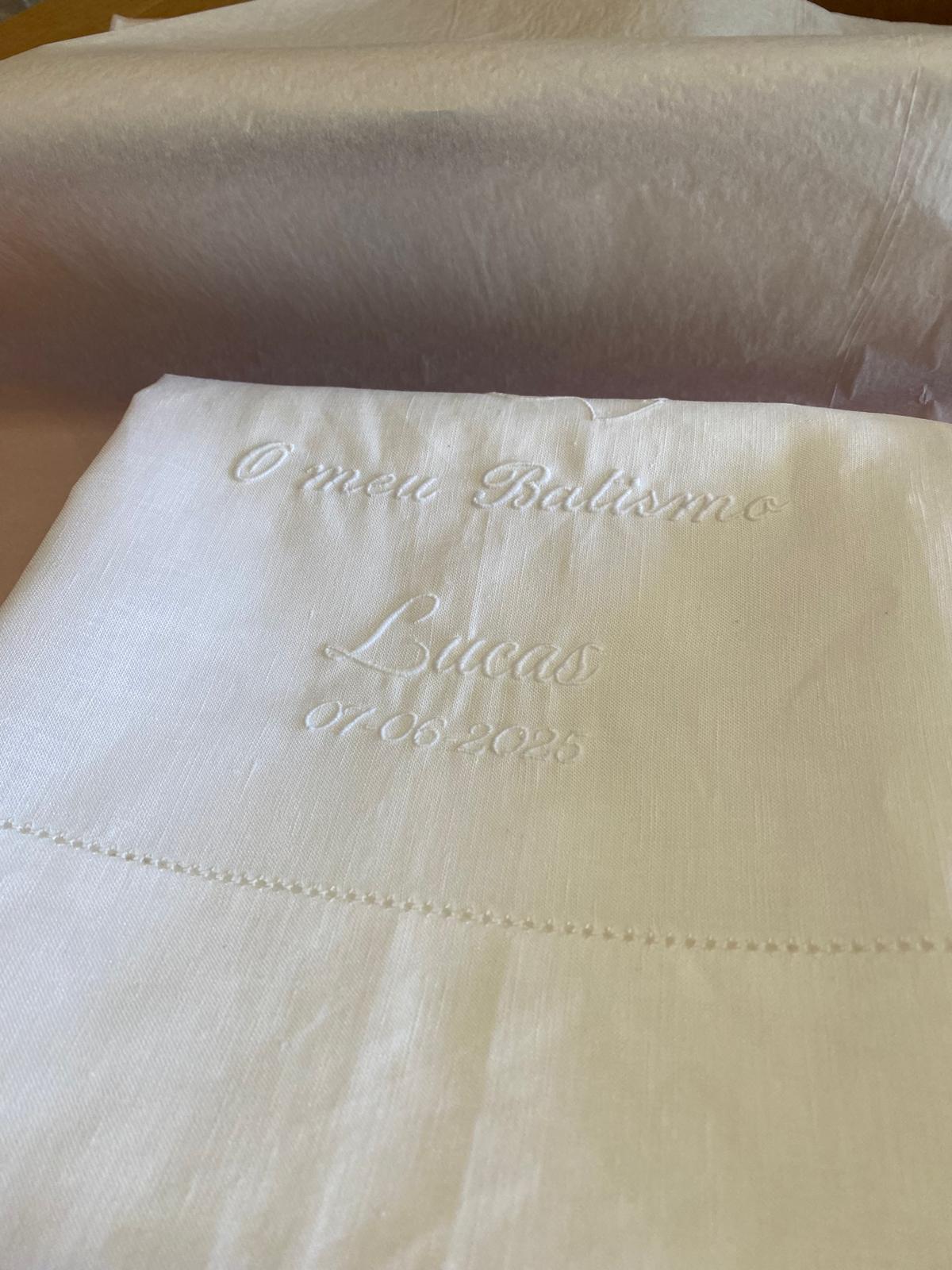 Toalha de Batismo Personalizada