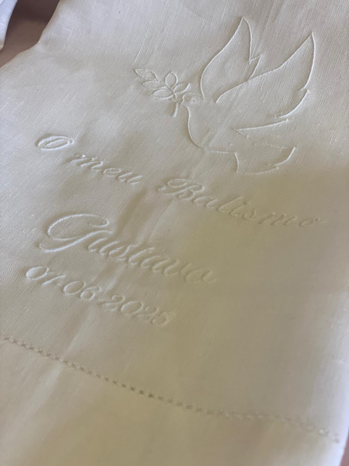 Toalha de Batismo Personalizada