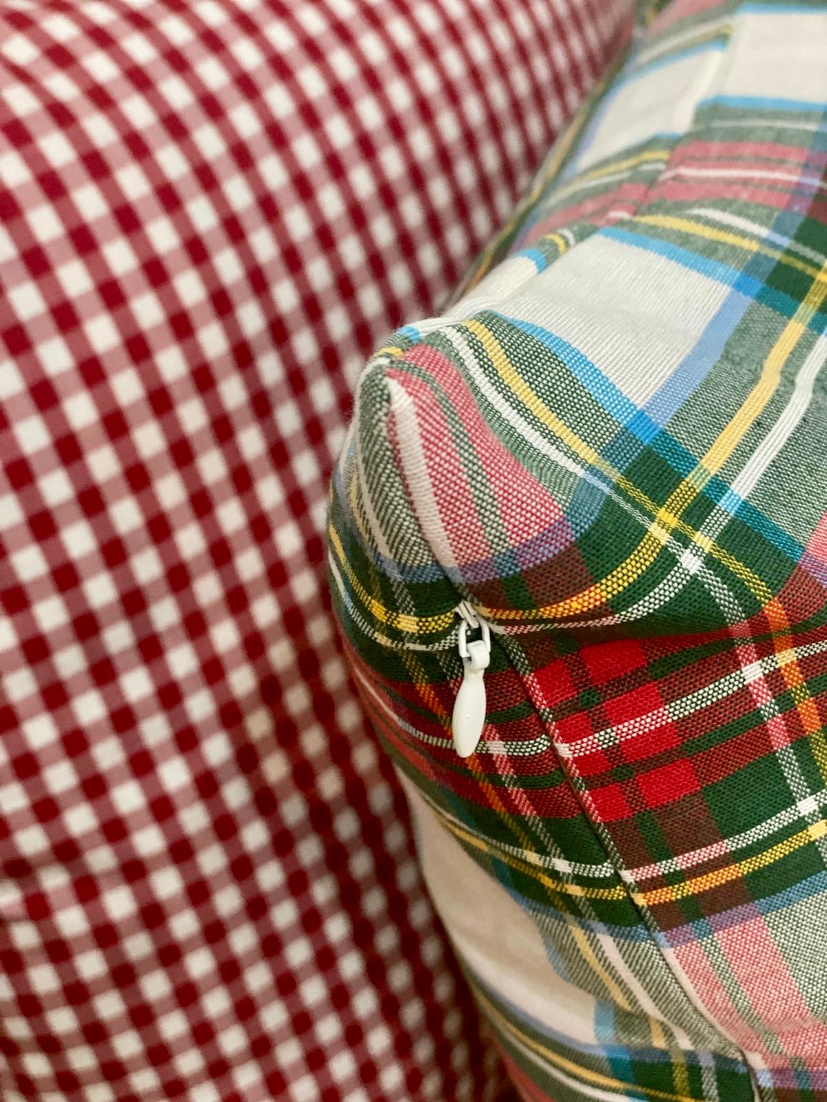 Capa de Almofada Tartan Multicolor