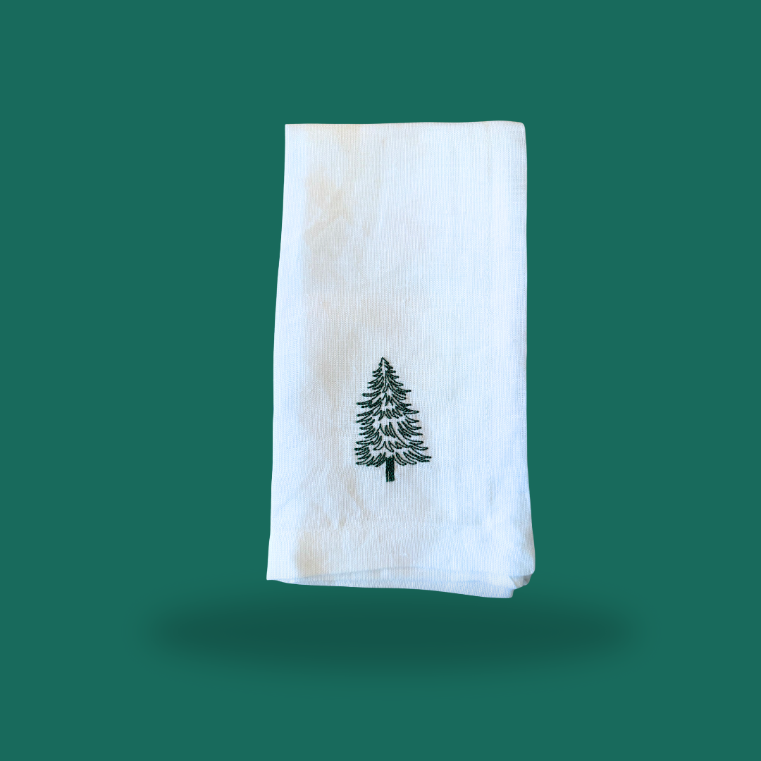 Linen Napkin, Pine Tree